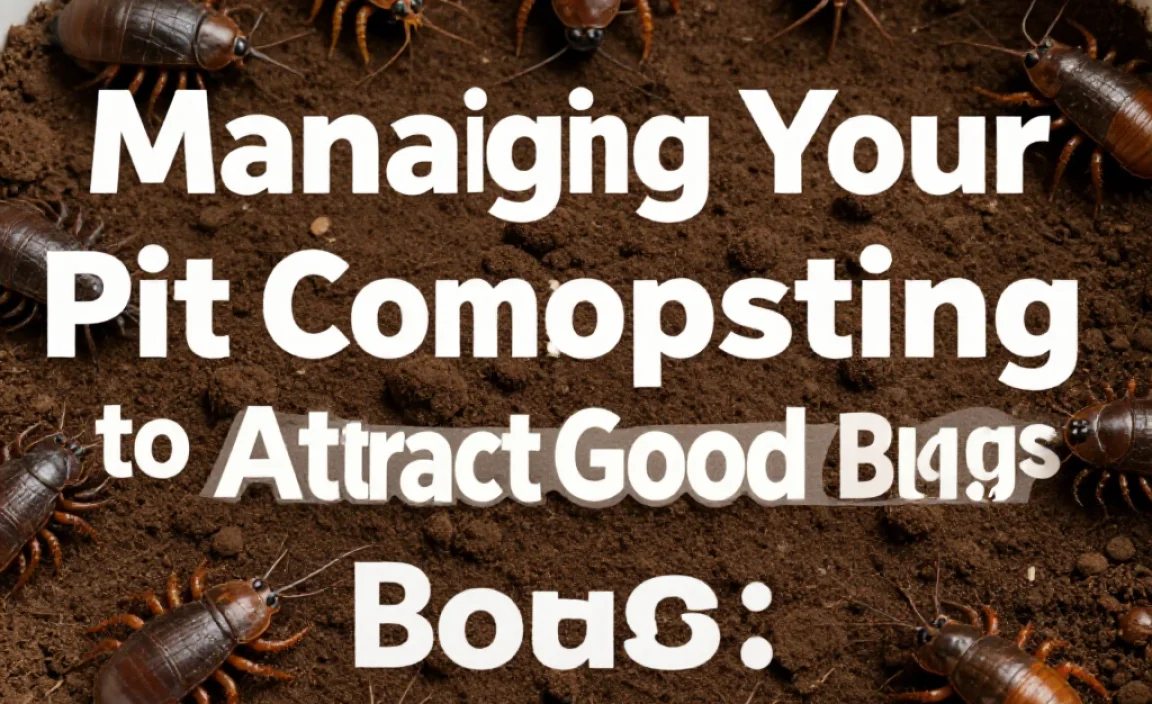 Managing Your Pit Compost to Attract Good Bugs