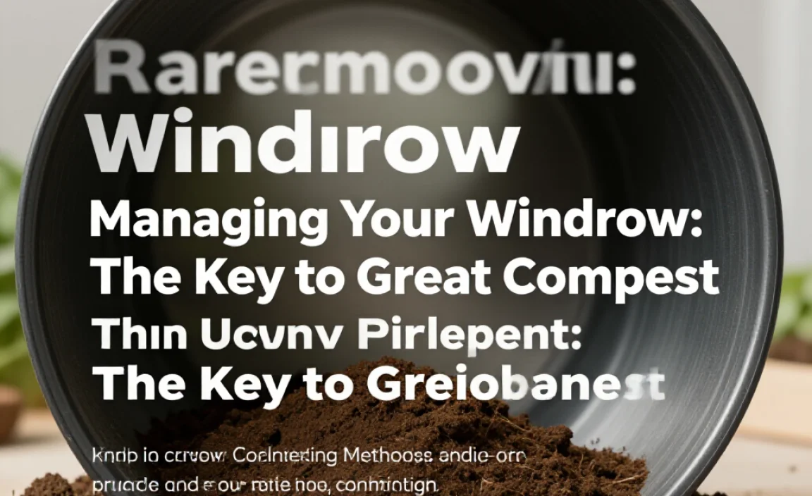 Managing Your Windrow: The Key to Great Compost