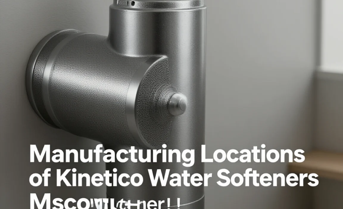 Manufacturing Locations of Kinetico Water Softeners