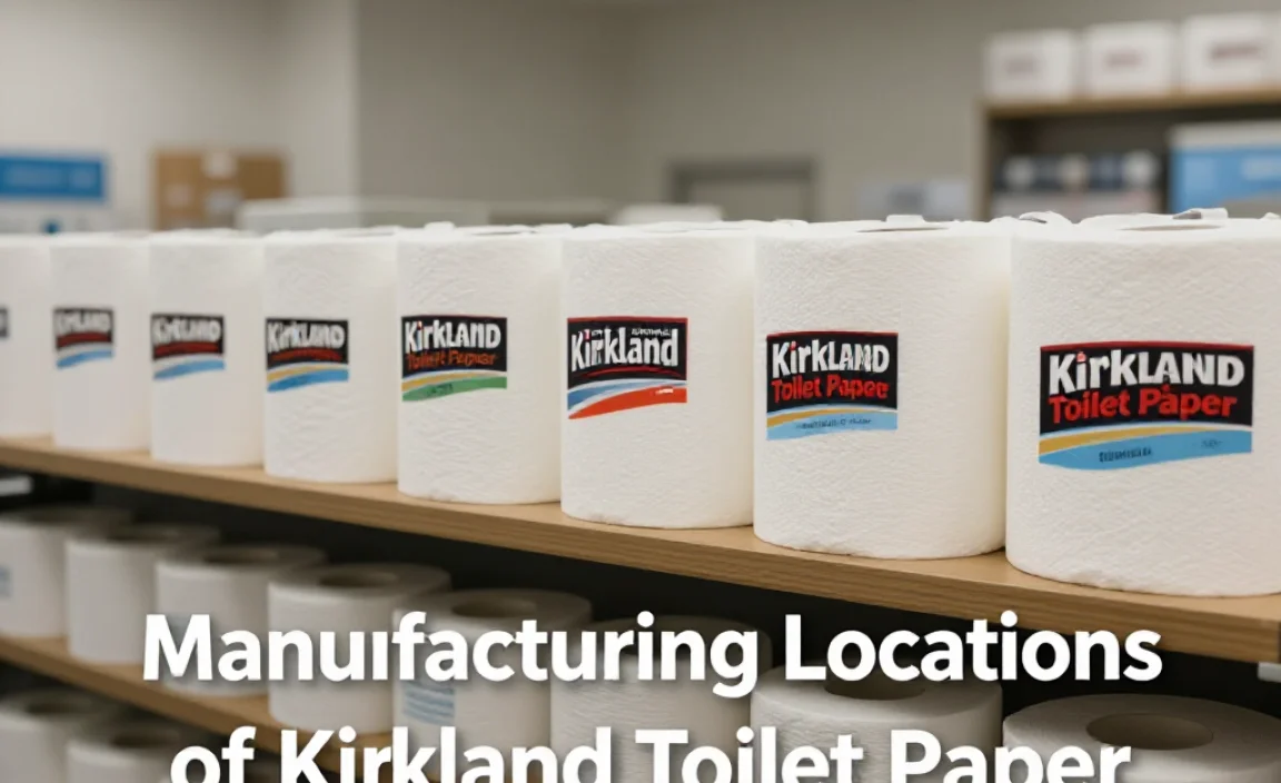 Manufacturing Locations of Kirkland Toilet Paper