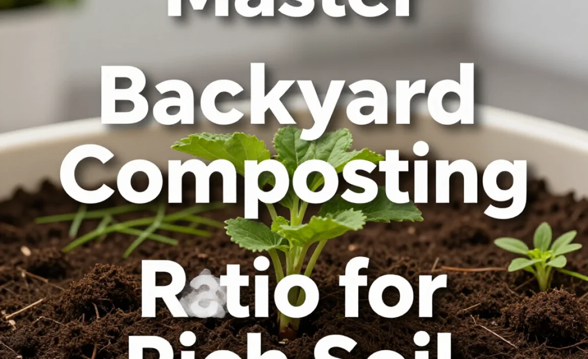 Master Backyard Composting Ratio for Rich Soil