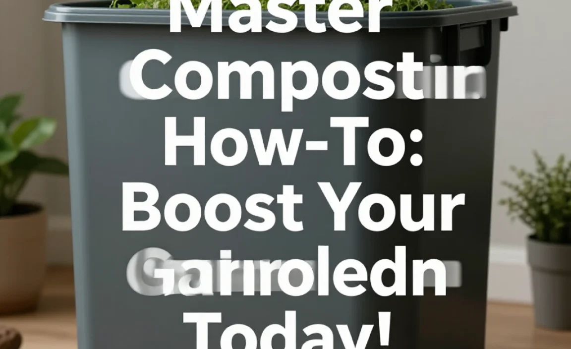 Master Compost Bin How-To: Boost Your Garden Today!