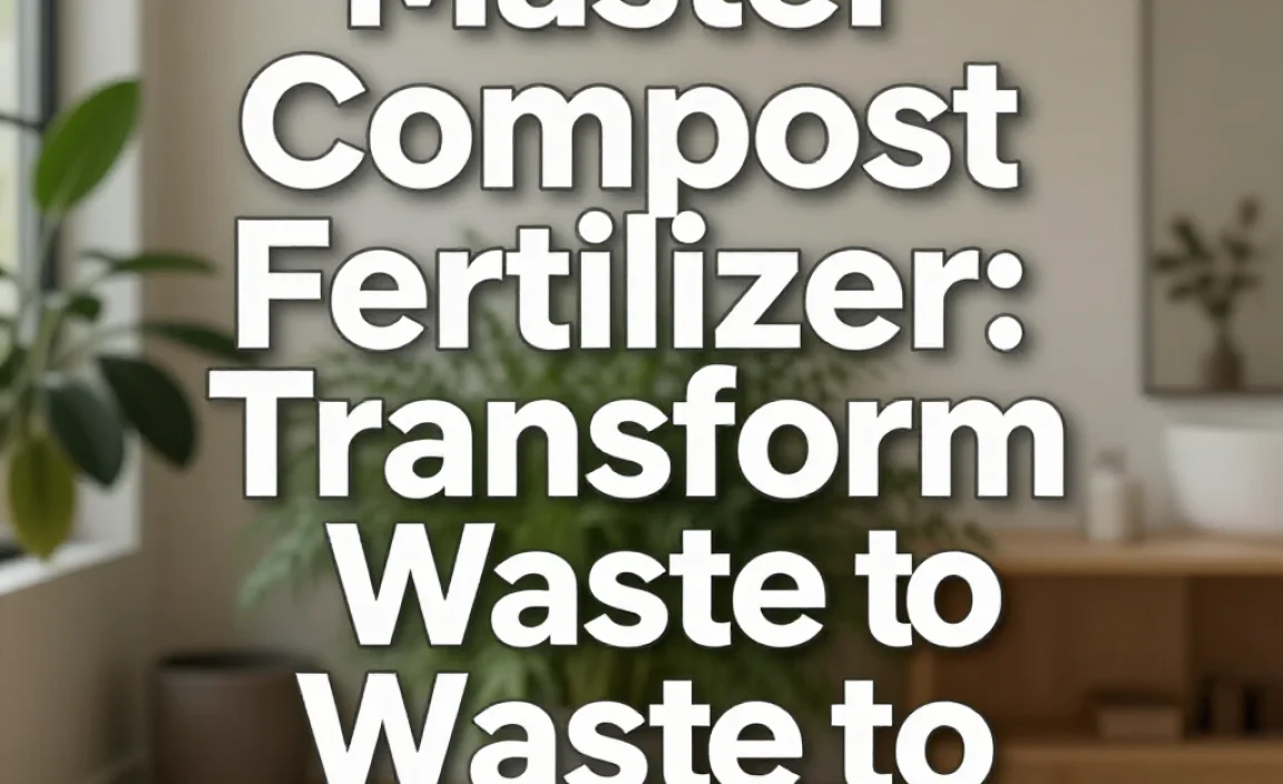 Master Compost Fertilizer: Transform Waste to Wealth!