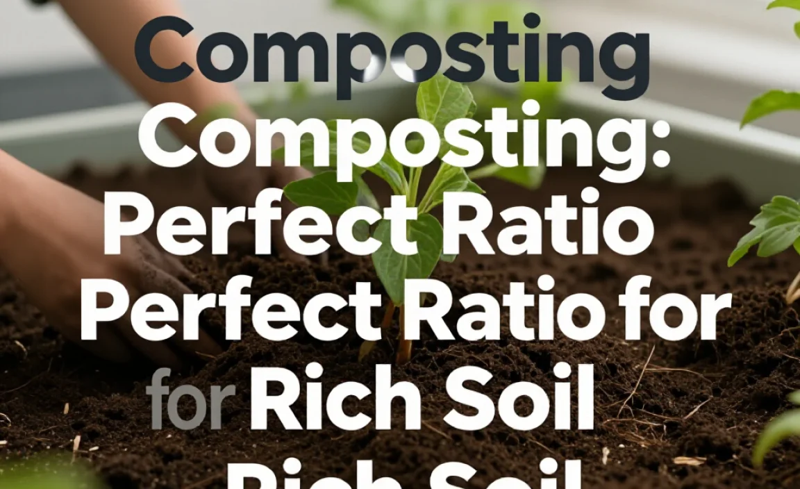 Master Composting: Perfect Ratio for Rich Soil