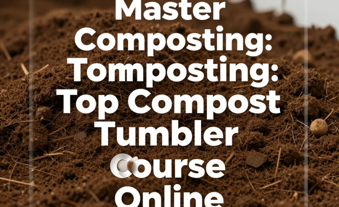 Master Composting: Top Compost Tumbler Course Online