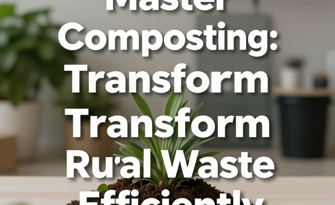 Master Composting: Transform Rural Waste Efficiently