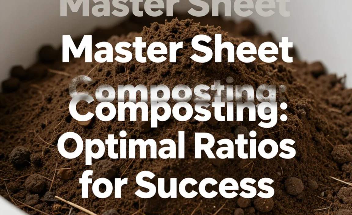 Master Sheet Composting: Optimal Ratios for Success