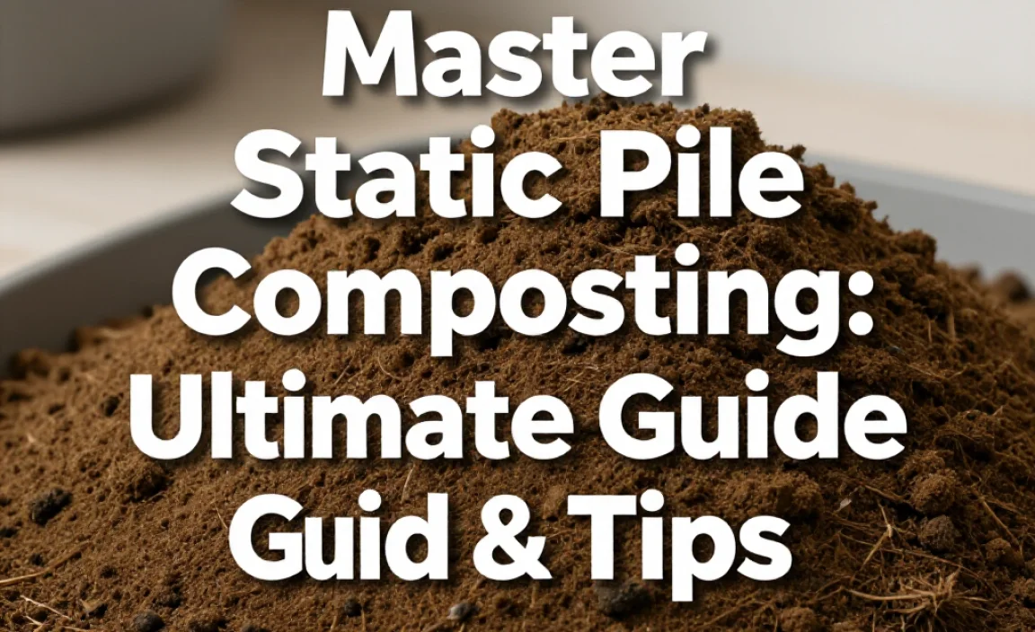Master Static Pile Composting: Ultimate Guide & Tips
