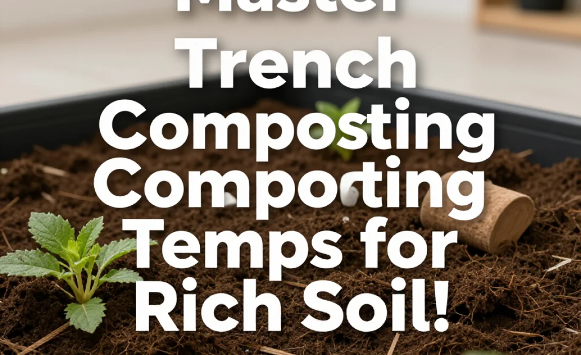 Master Trench Composting Temps for Rich Soil!