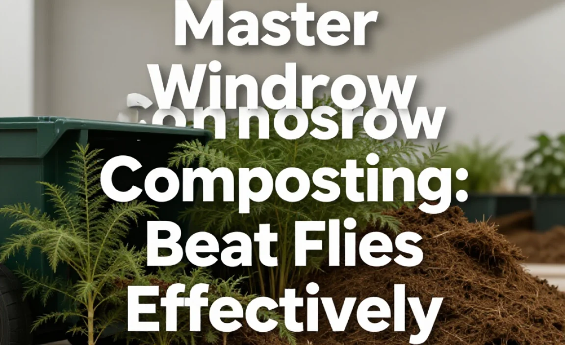 Master Windrow Composting: Beat Flies Effectively