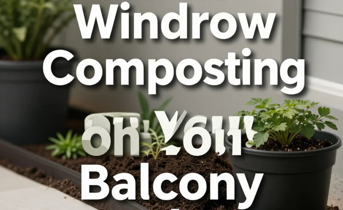 Master Windrow Composting on Your Balcony Today!