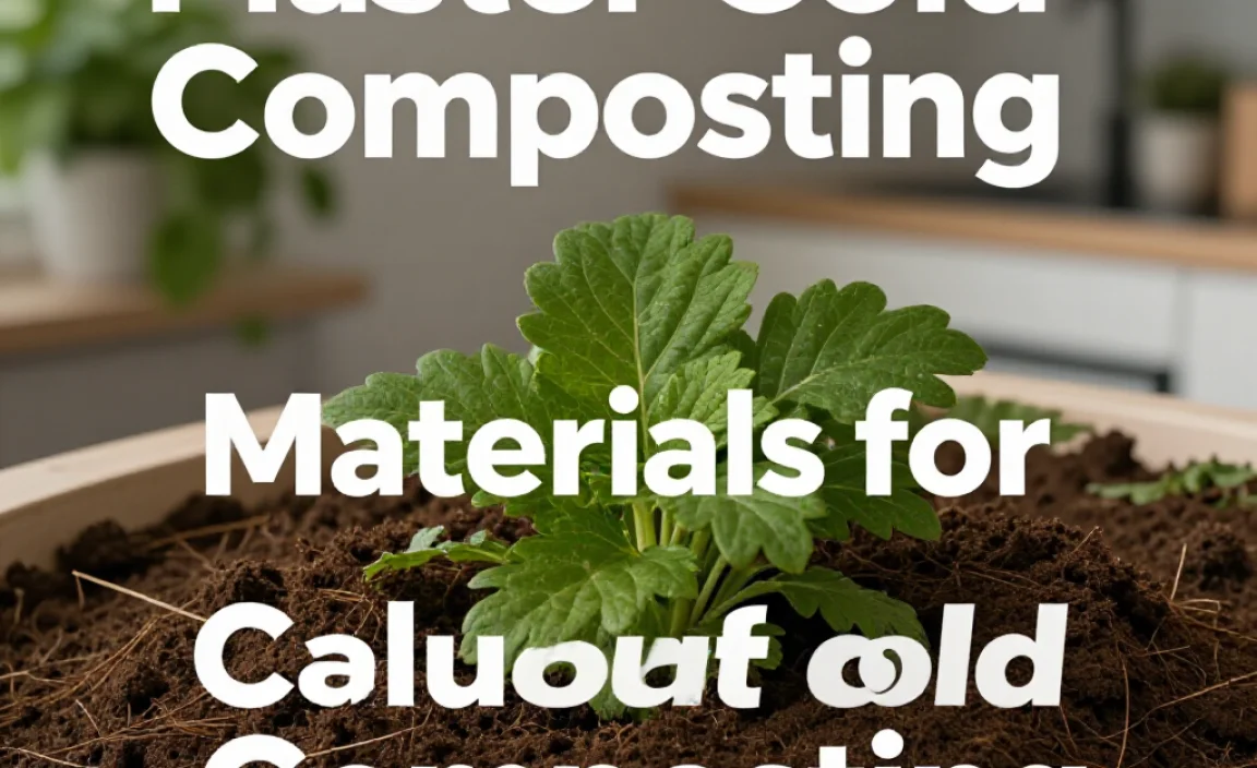 Materials for Cold Composting