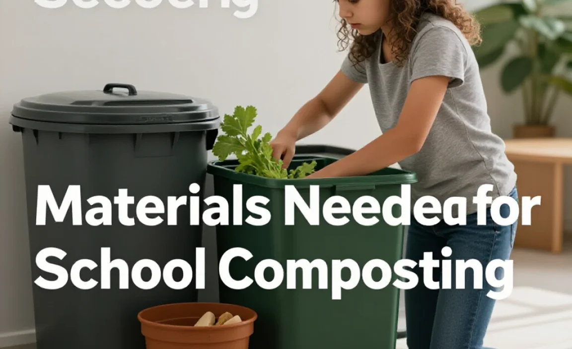 Materials Needed for School Composting