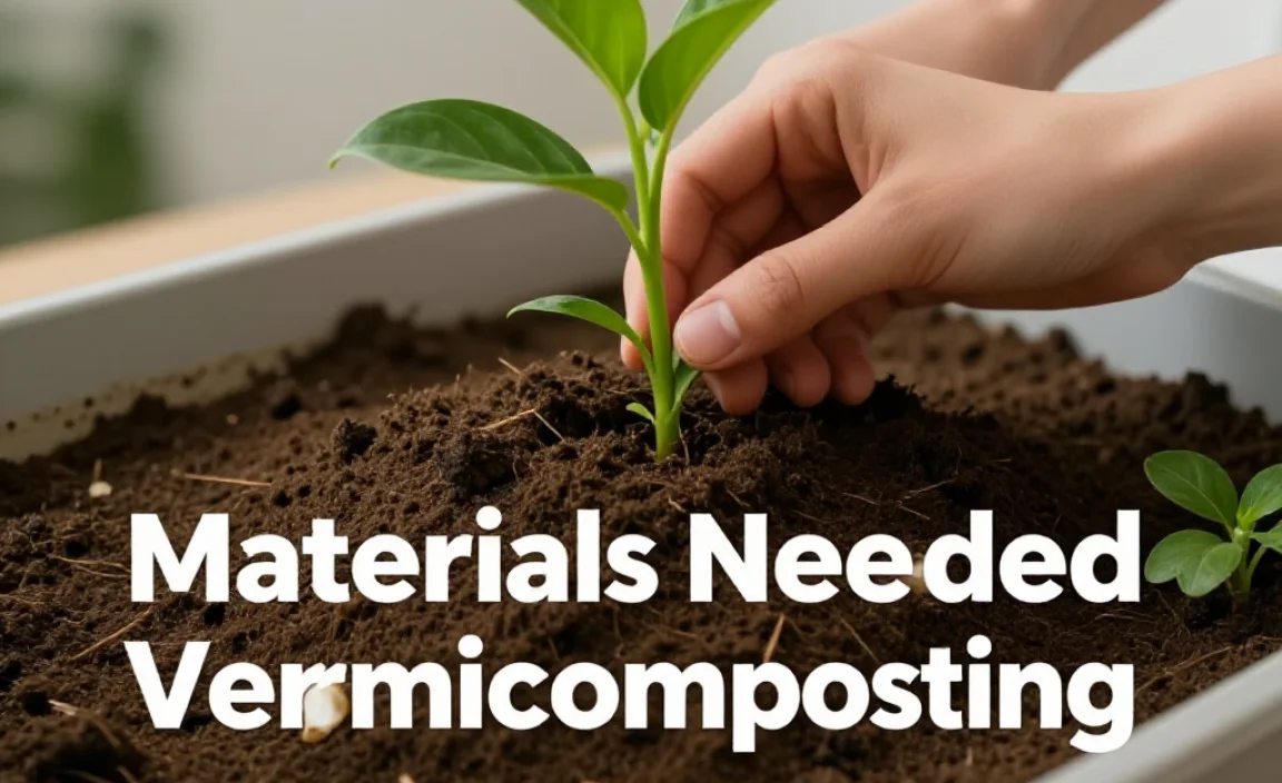 Materials Needed For Vermicomposting