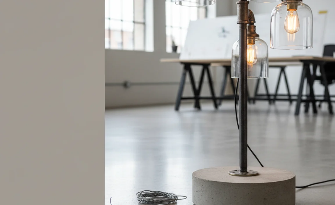 Materials Used in Industrial Floor Lamps