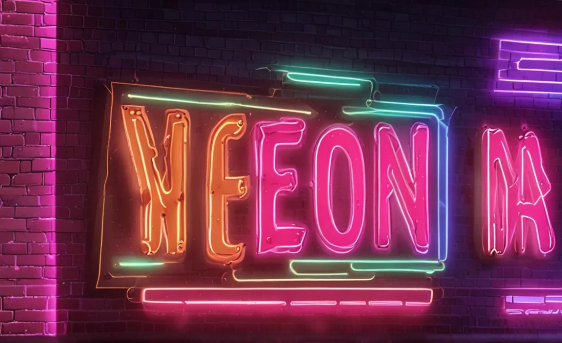 Materials Used in Neon Sign Manufacturing
