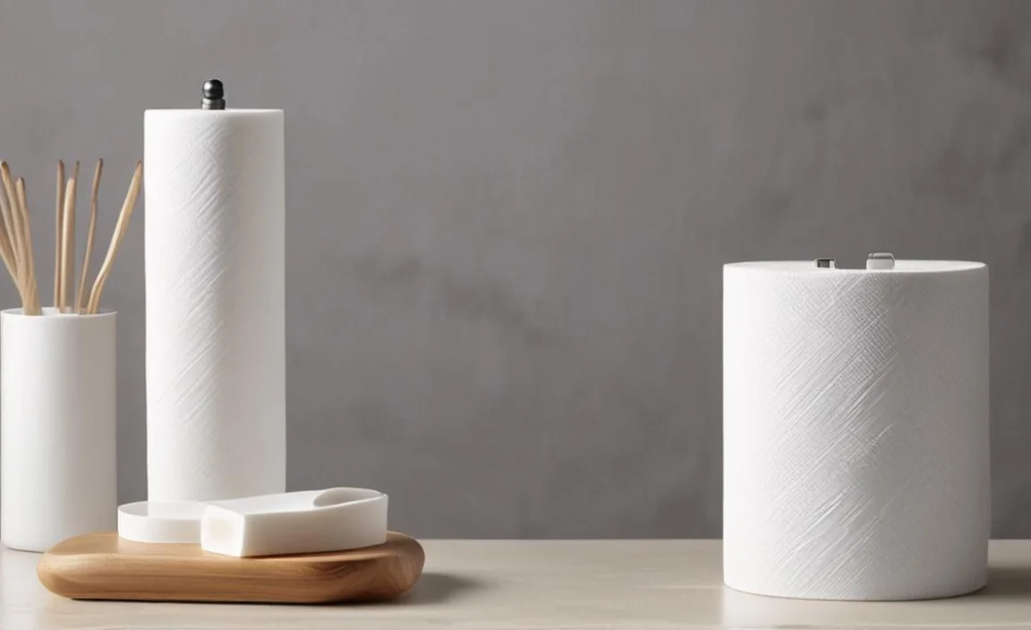 Materials Used in Paper Towel Holders for Large Rolls
