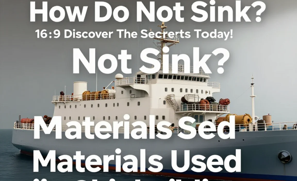 Materials Used in Shipbuilding