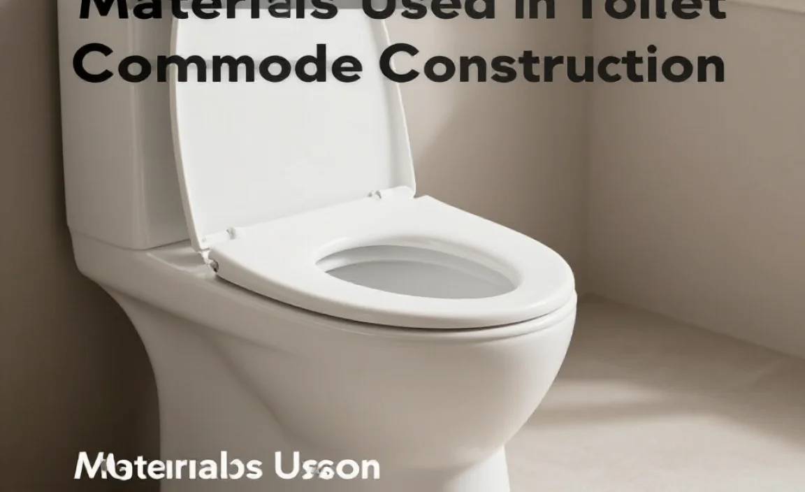 Materials Used in Toilet Commode Construction