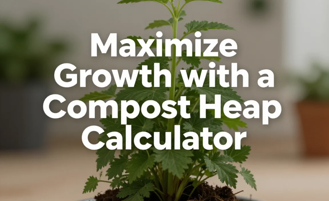 Maximize Growth with a Compost Heap Calculator