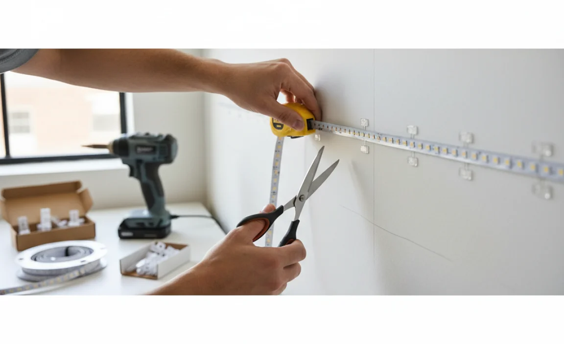 Measuring and Cutting LED Strip Lights