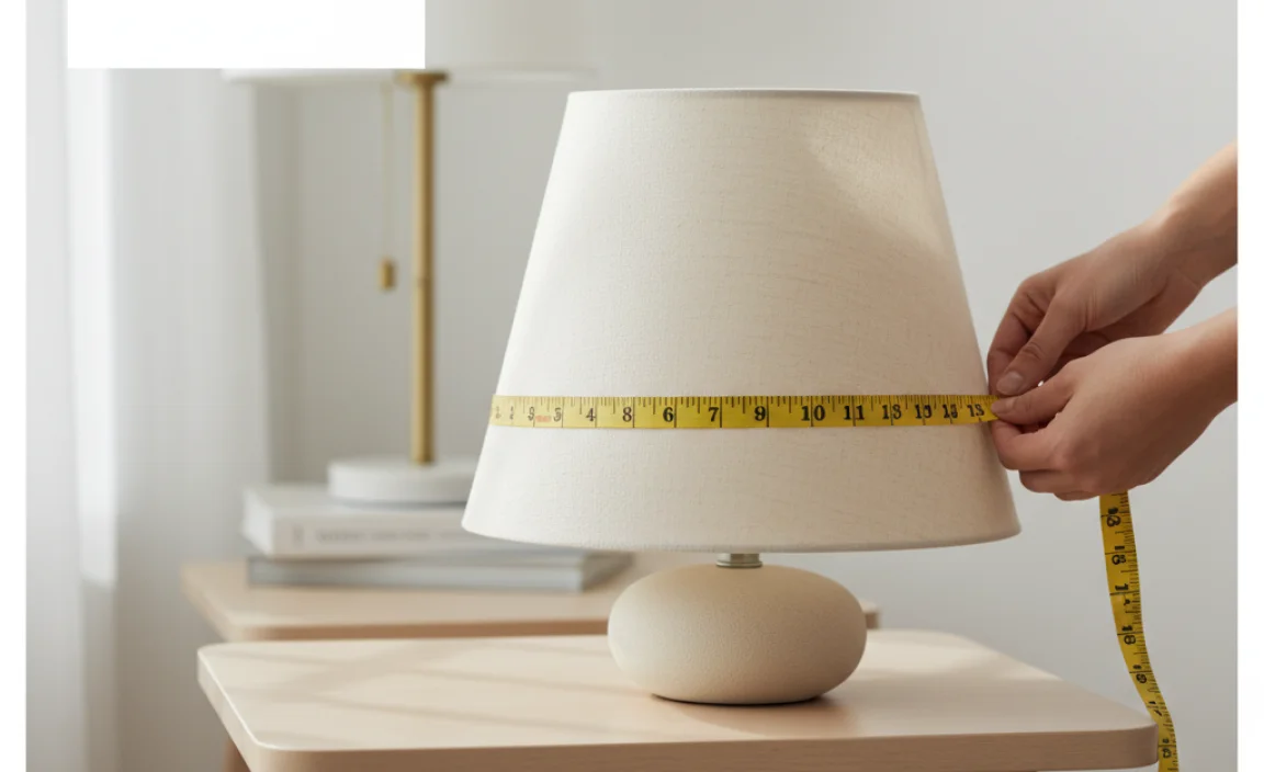 Measuring the Existing Lamp Shade