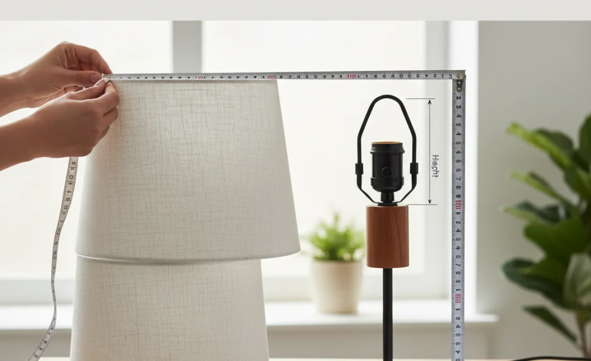 Measuring Your Lampshade and Lamp Base
