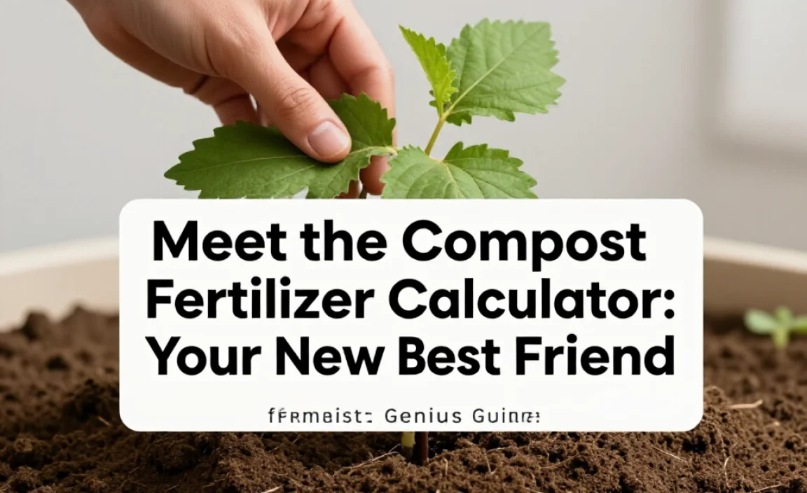 Meet the Compost Fertilizer Calculator: Your New Best Friend
