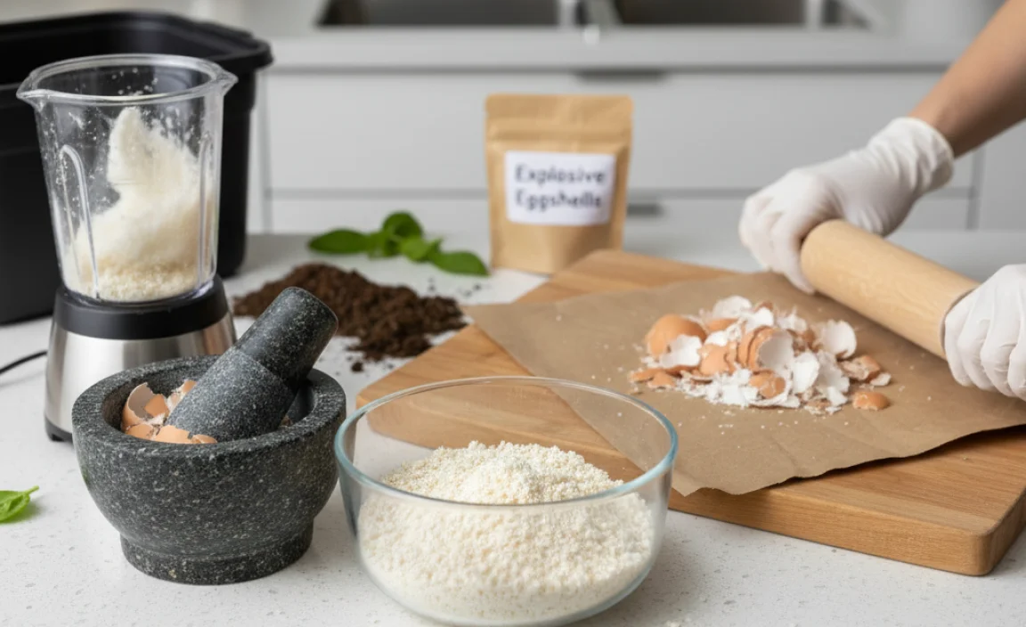 Methods for Crushing Eggshells