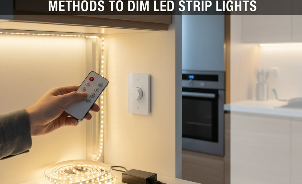 Methods to Dim LED Strip Lights