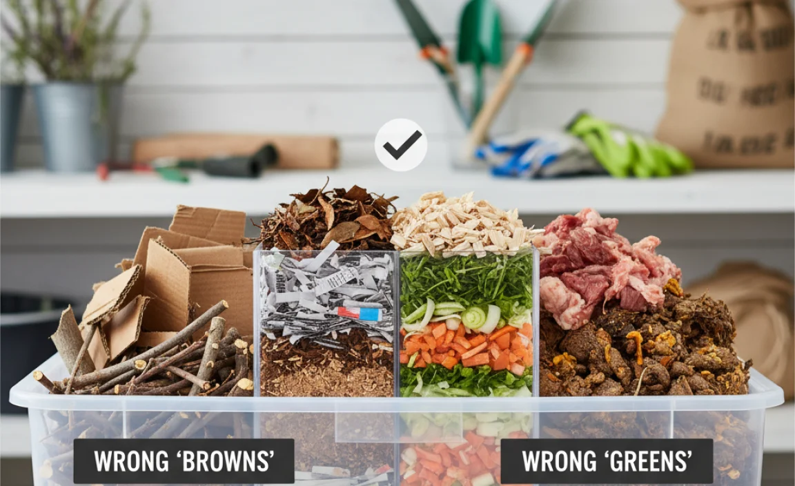 Mistake 5: Using the Wrong &ldquo;Browns&rdquo; or &ldquo;Greens&rdquo;