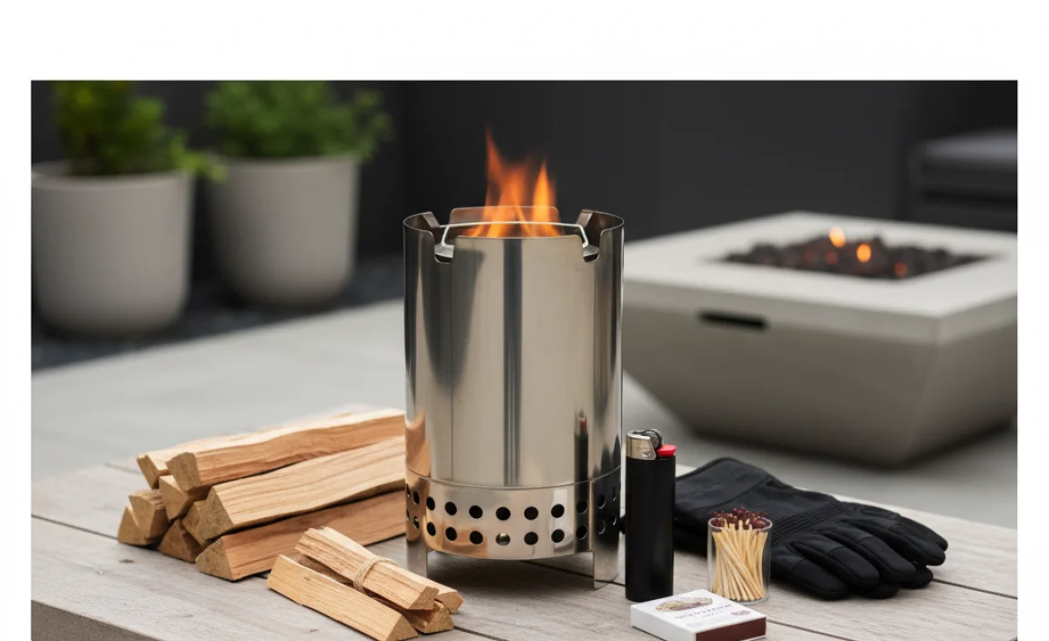 Necessary Materials for Lighting a Solo Stove