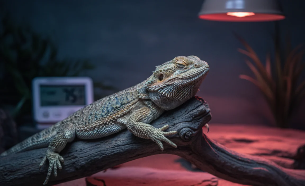 Nighttime Activity Levels of Bearded Dragons