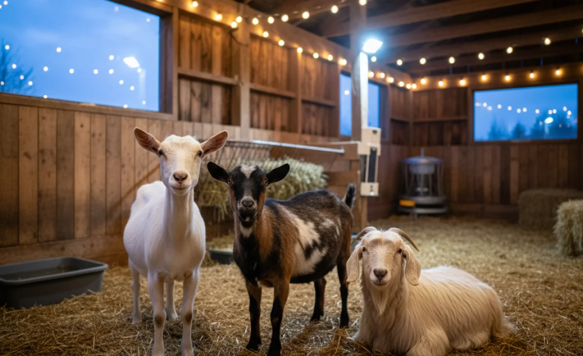 Nighttime Lighting Options for Goats