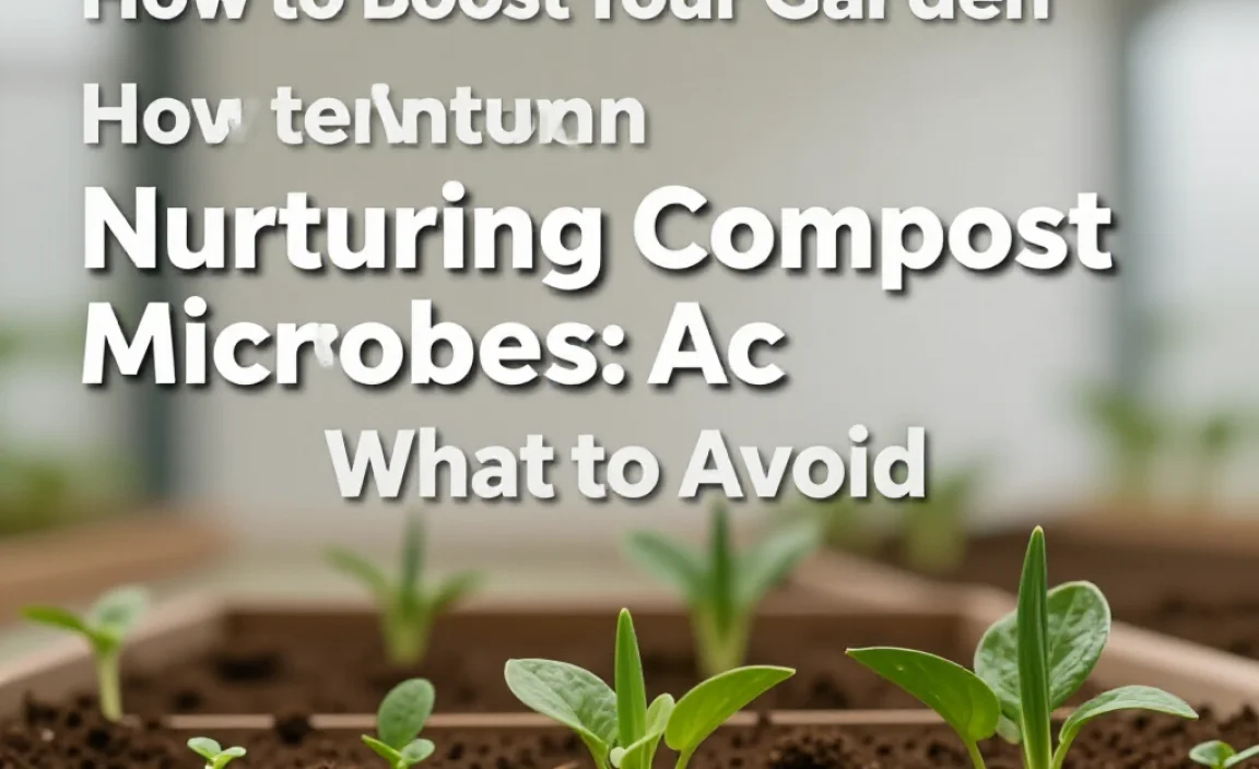 Nurturing Compost Microbes: What to Avoid