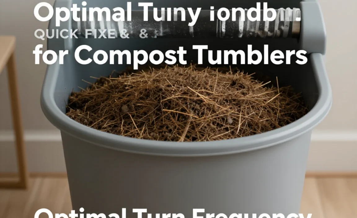 Optimal Turn Frequency for Compost Tumblers