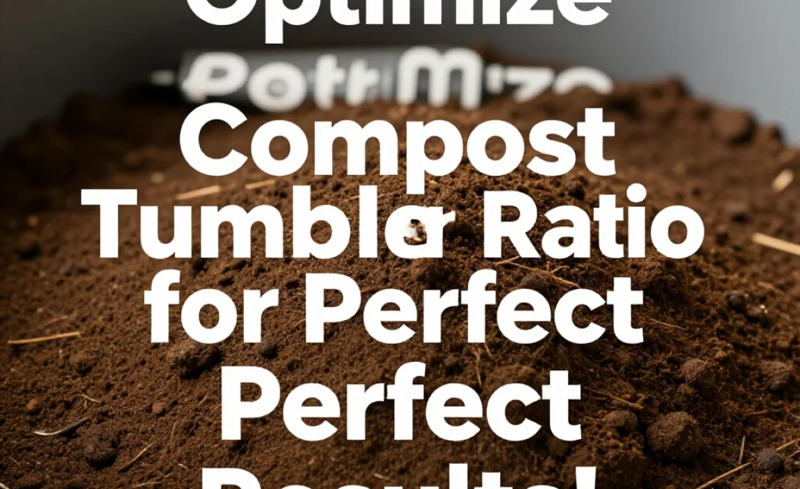 Optimize Compost Tumbler Ratio for Perfect Results!