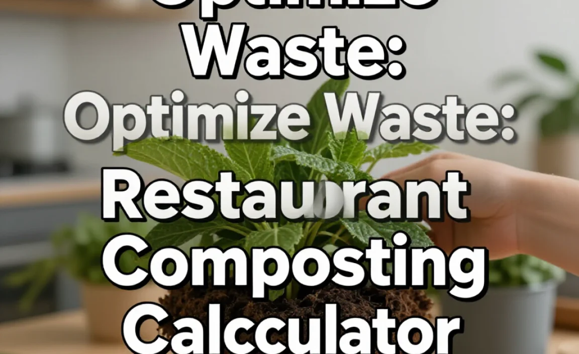 Optimize Waste: Restaurant Composting Calculator