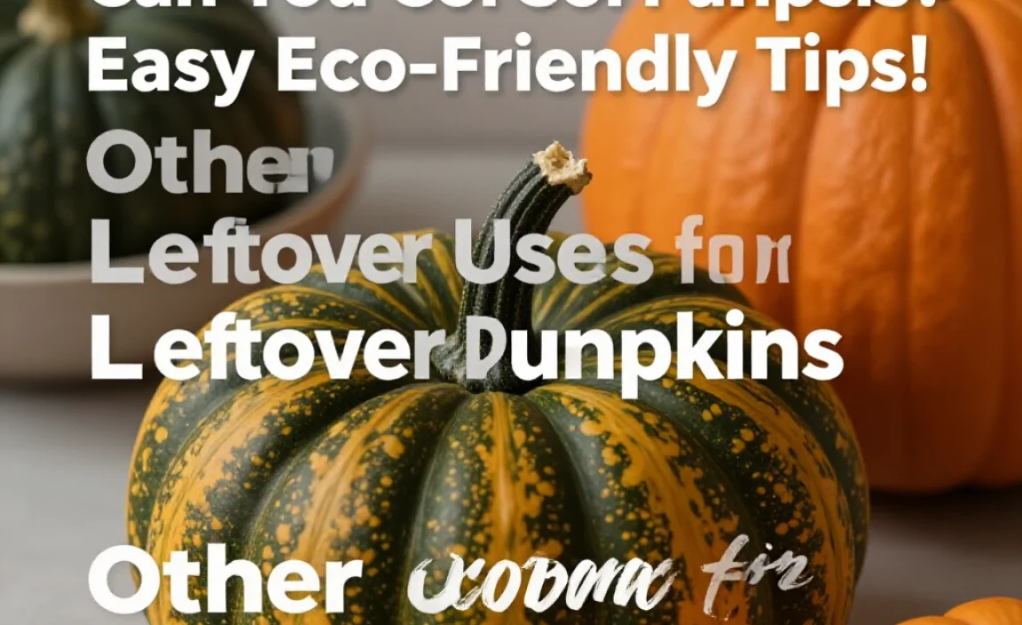 Other Uses for Leftover Pumpkins