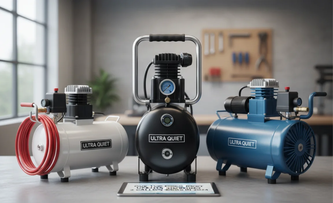 Our Top Picks for the Best Ultra Quiet 2 Gallon Air Compressors in 2024