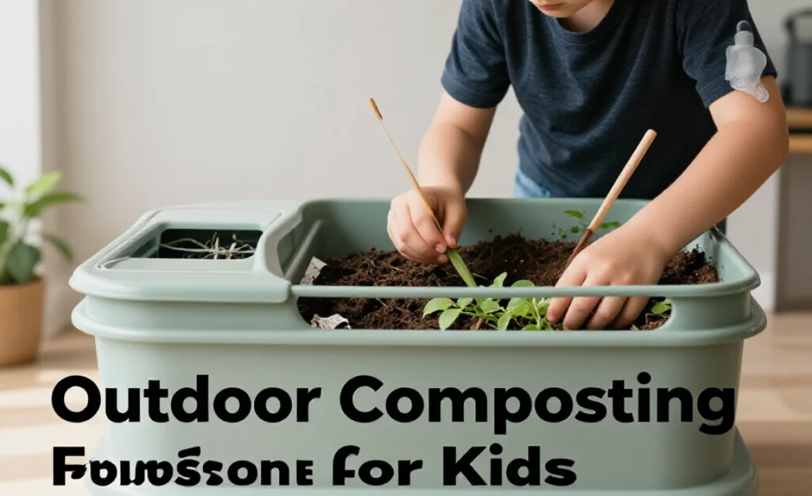 Outdoor Composting Fun for Kids
