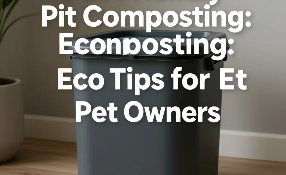 Pet-Friendly Pit Composting: Eco Tips for Pet Owners