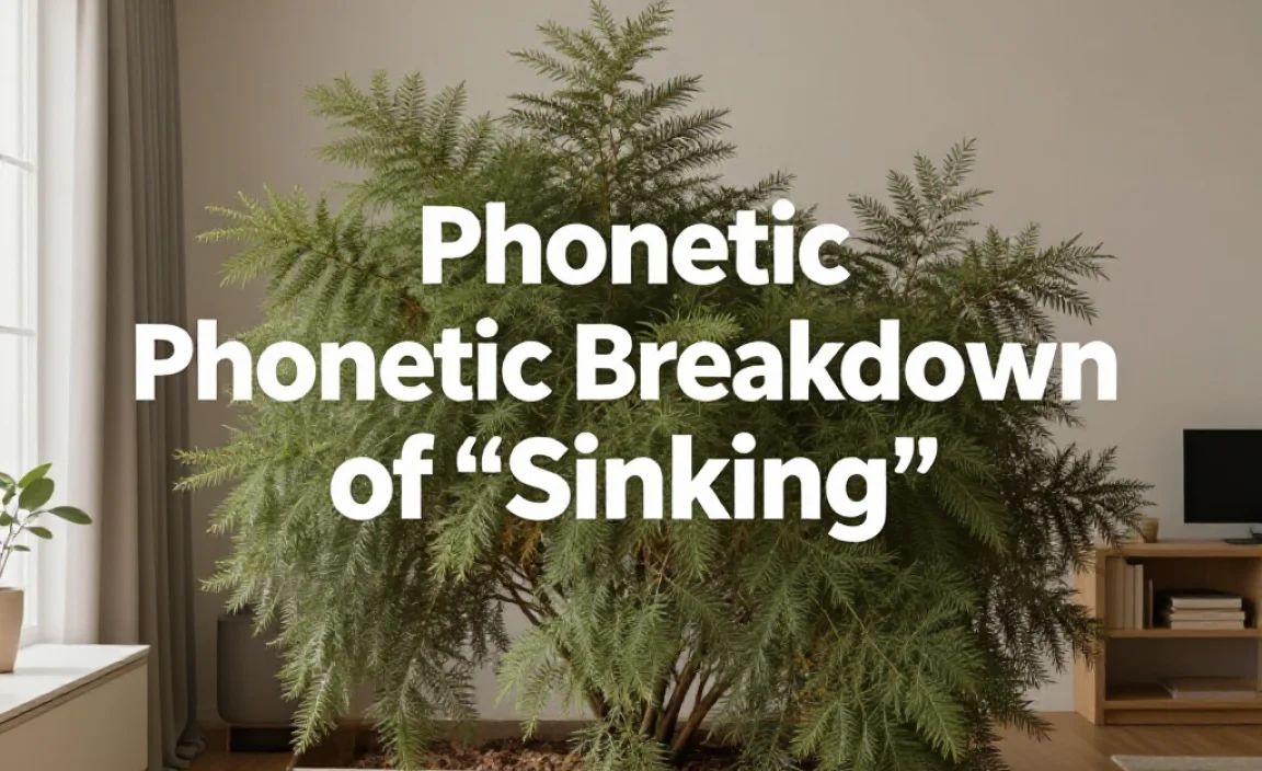 Phonetic Breakdown of &ldquo;Sinking&rdquo;