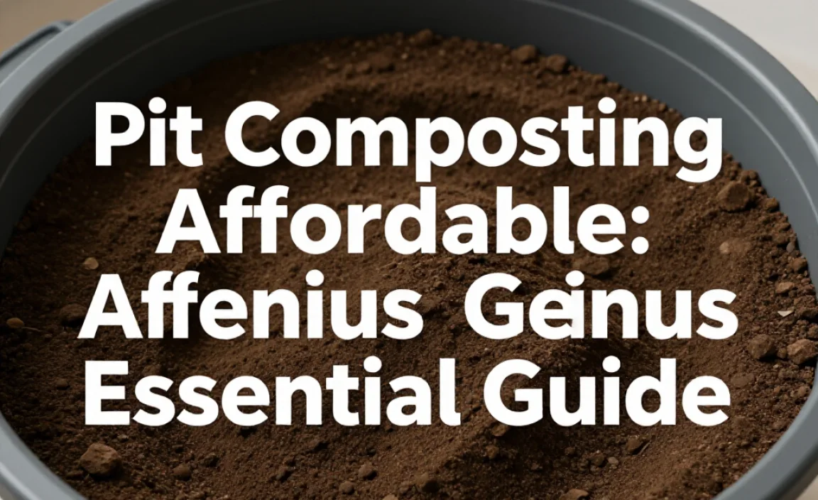 Pit Composting Affordable: Genius Essential Guide