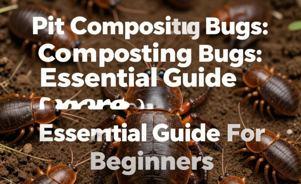 Pit Composting Bugs: Essential Guide For Beginners