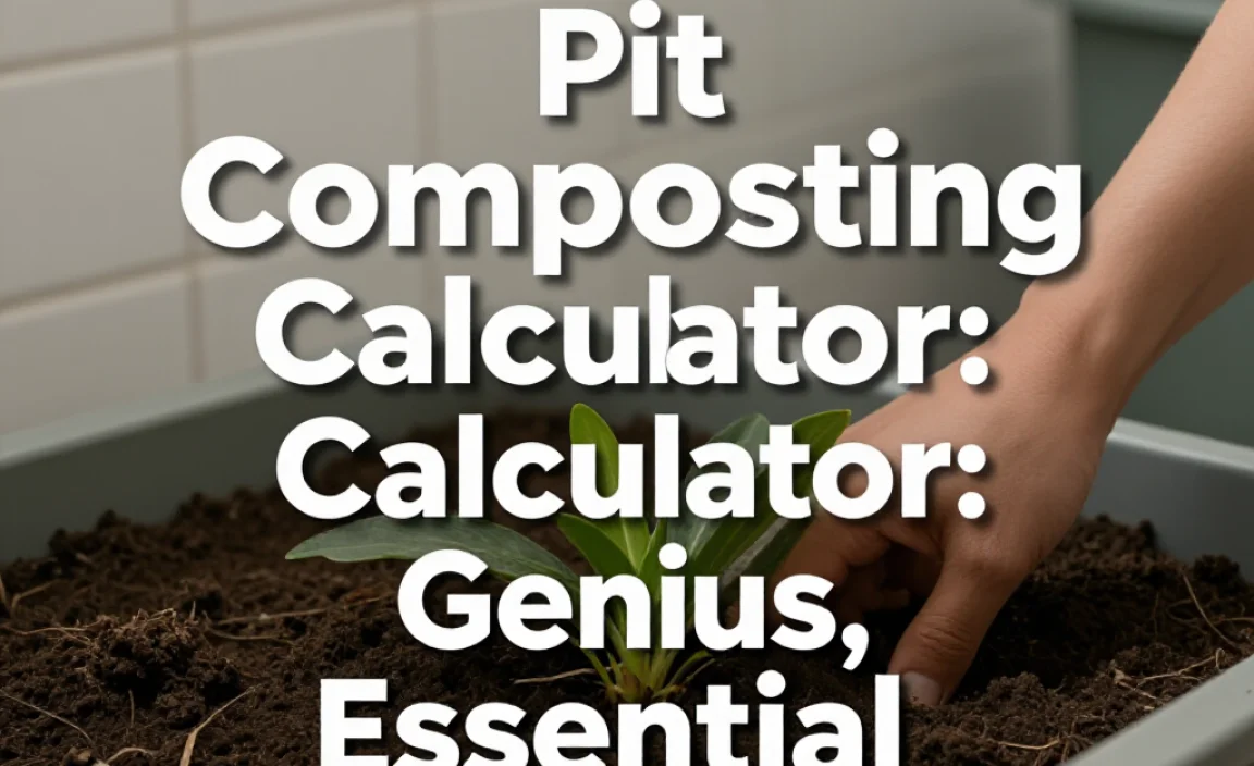 Pit Composting Calculator: Genius, Essential Guide