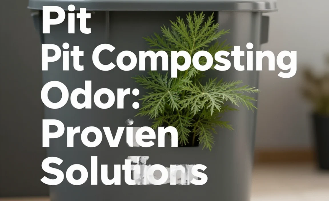 Pit Composting Odor: Proven Solutions