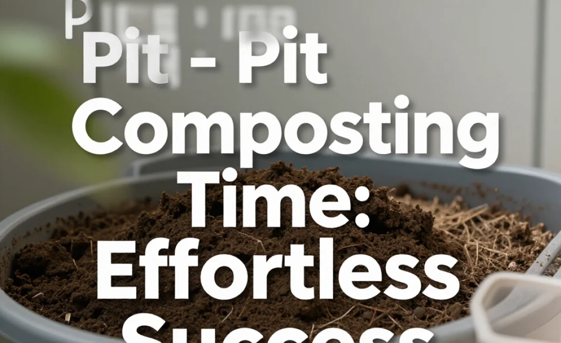 Pit Composting Time: Effortless Success