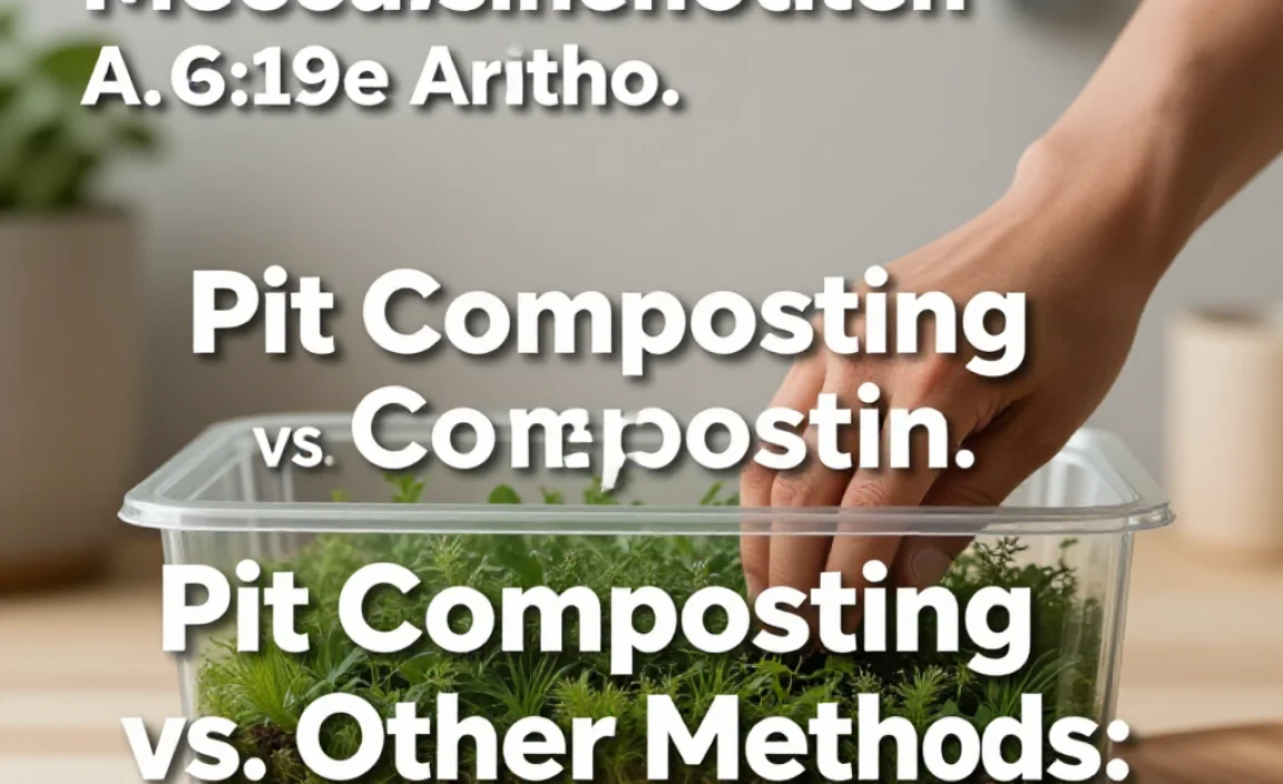 Pit Composting vs. Other Methods: A Quick Look