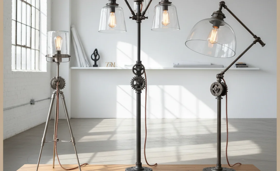 Popular Brands Manufacturing Industrial Floor Lamps